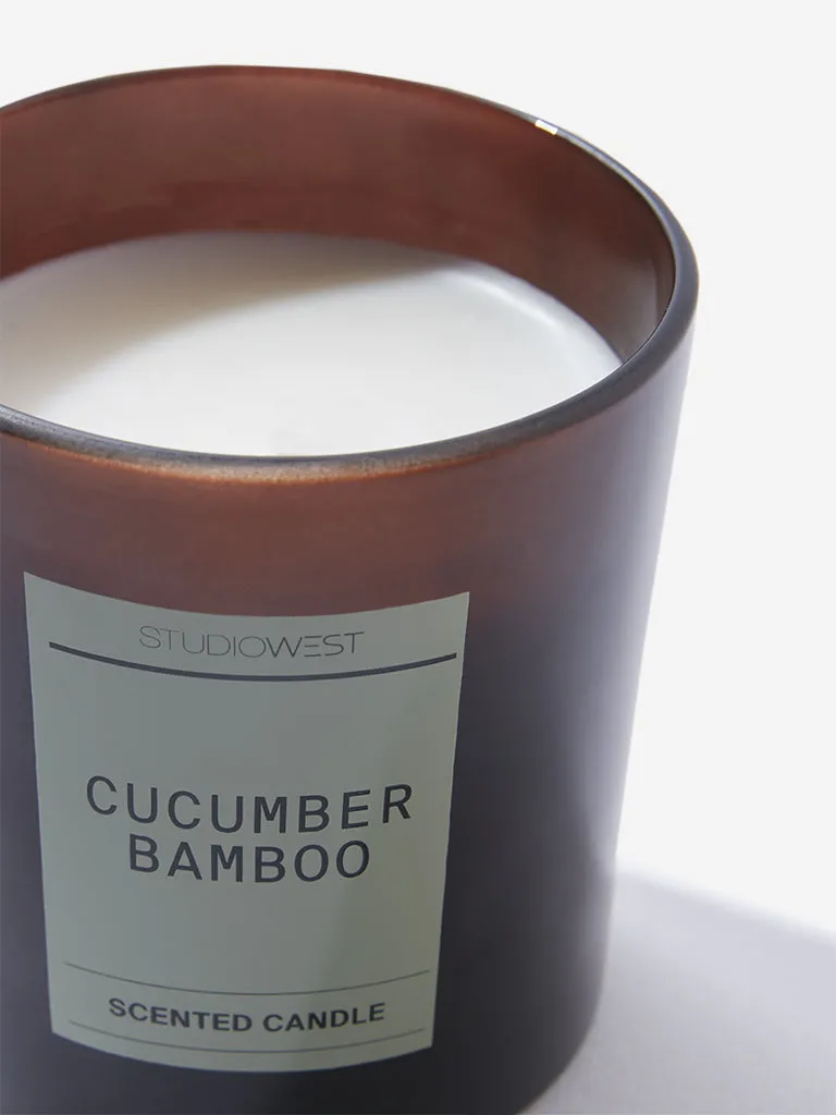 Studiowest White Cucumber Bamboo Candle