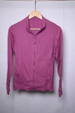 Tu Dark Pink Zipper Jacket