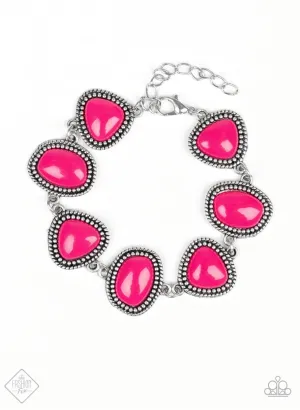 Vividly Vixen Pink Bracelet - Paparazzi Accessories