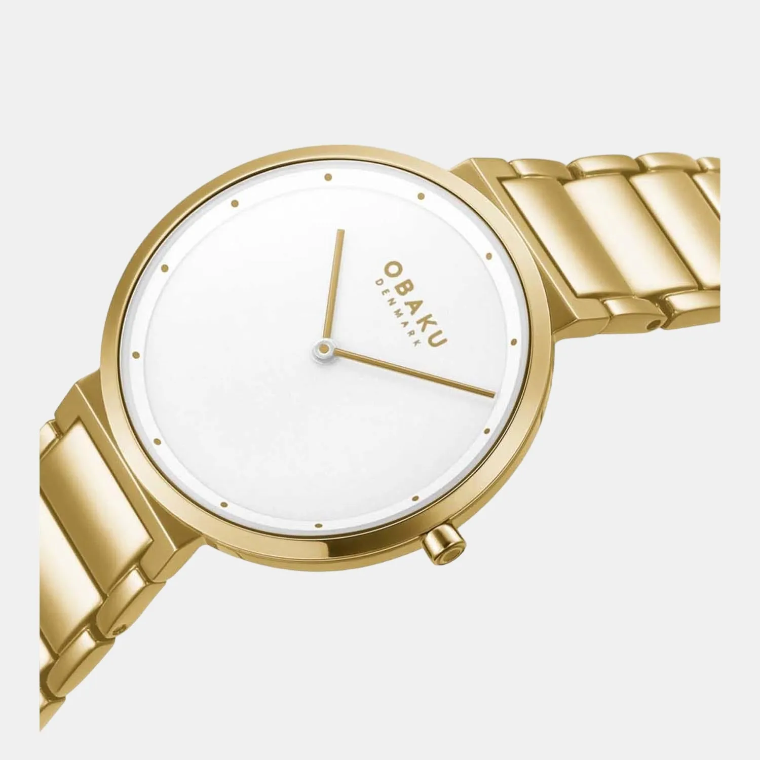 Women's White Analog Stainless Steel Watch V258LXGISG